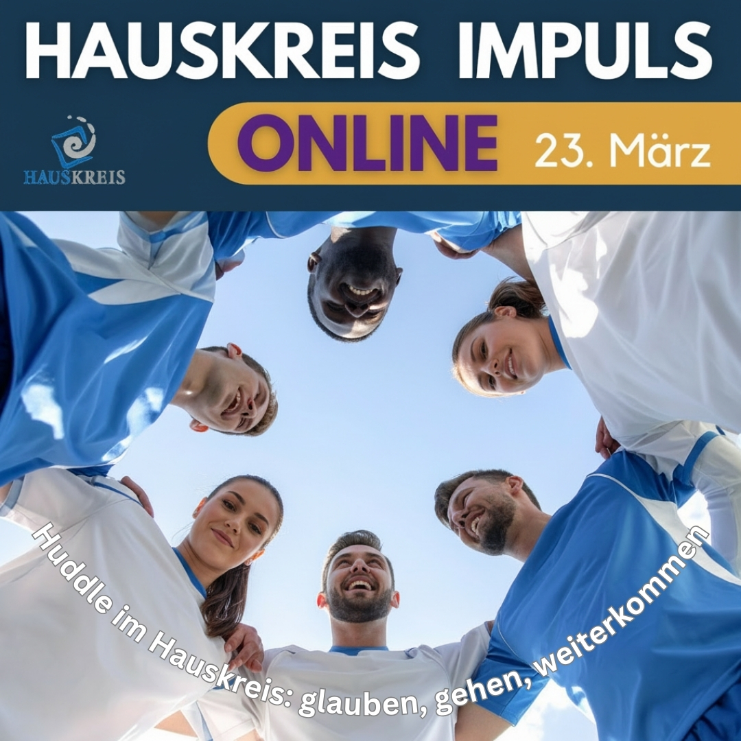 Ein Huddle - kommend aus dem Sportbereich, inzwischen in vielen Gruppen und Kreisen gängige Praxis